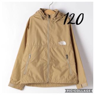 ザノースフェイス(THE NORTH FACE)の新品タグ付き◆ 今季 ノースフェイス コンパクトジャケット 120 ベージュ(ジャケット/上着)