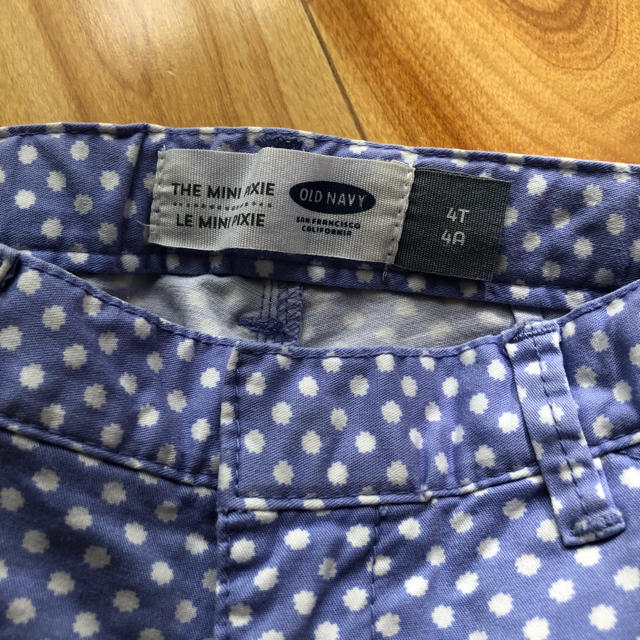 Old Navy(オールドネイビー)のOLD NAVY キッズ ドット パンツ 100 キッズ/ベビー/マタニティのキッズ服女の子用(90cm~)(パンツ/スパッツ)の商品写真