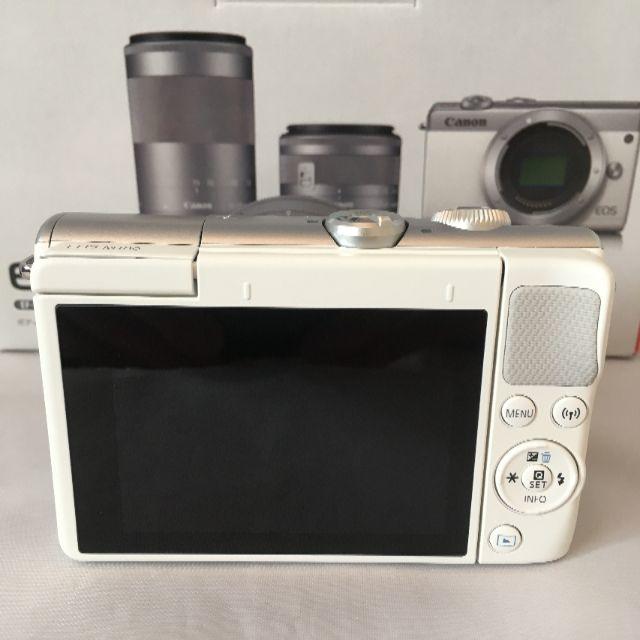 新品★保証付き★全て純正★Canon キヤノン EOS M100 ホワイト