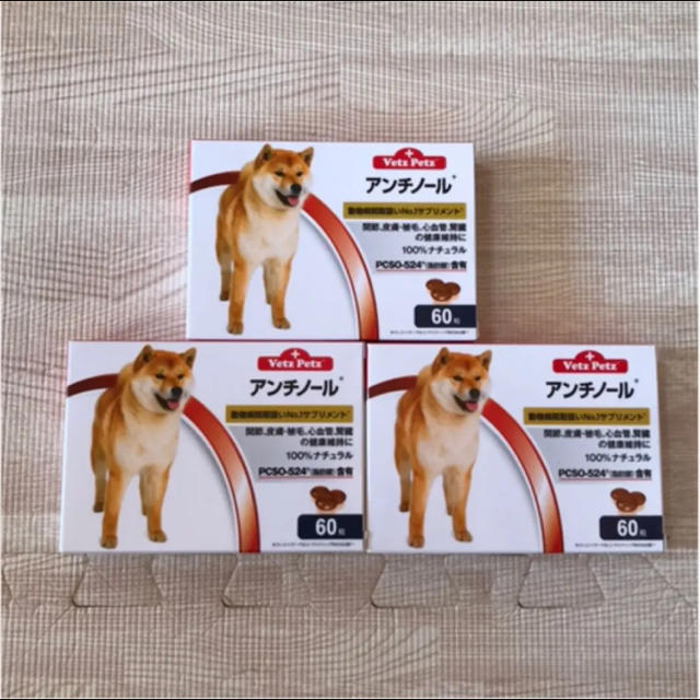 アンチノール  犬用　60粒×3箱セット