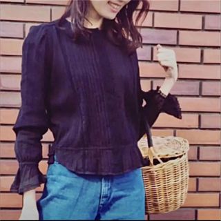 イザベルマラン(Isabel Marant)のイザベルマラン エトワール レース ブラウス ブラック マギーさん着用(シャツ/ブラウス(長袖/七分))