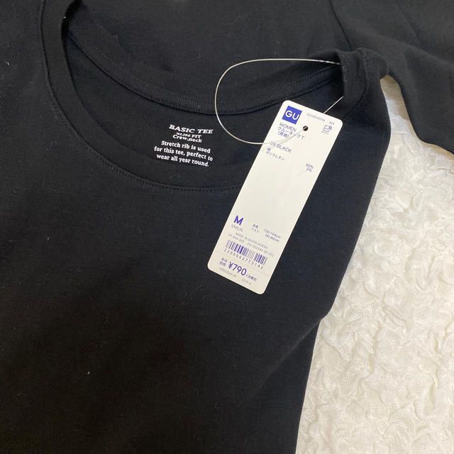 GU(ジーユー)のGU クルーネックT 2枚セット レディースのトップス(Tシャツ(長袖/七分))の商品写真