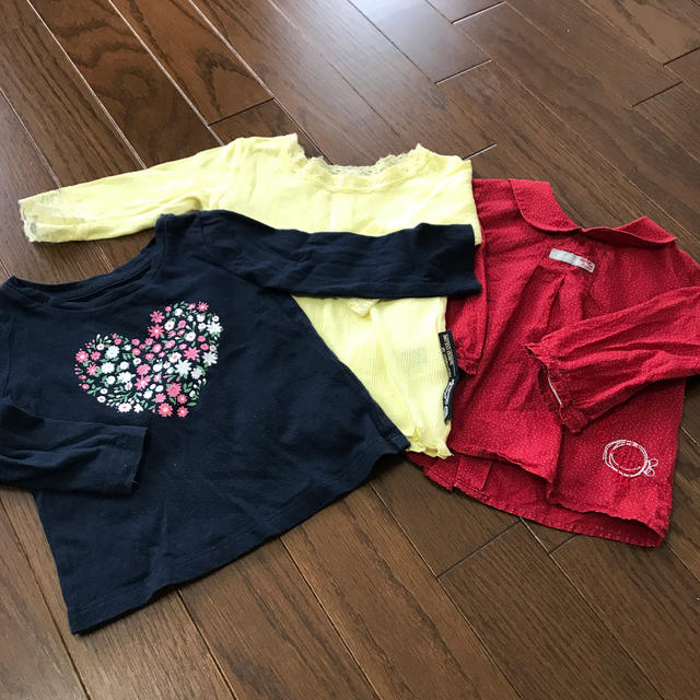 babyGAP(ベビーギャップ)の70、80サイズシャツセット キッズ/ベビー/マタニティのベビー服(~85cm)(シャツ/カットソー)の商品写真