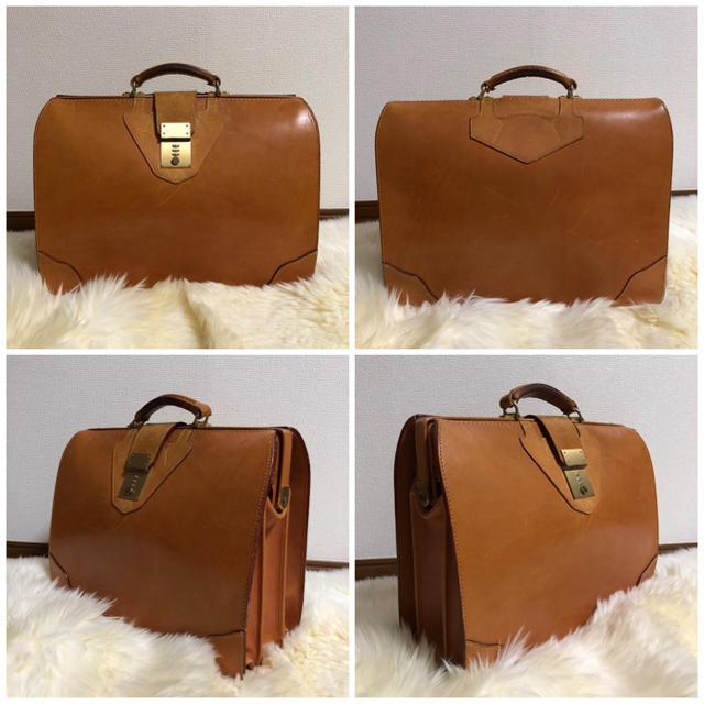 FIVE WOODSファイブウッズレザーダレスバッグビジネスバッグブラウン