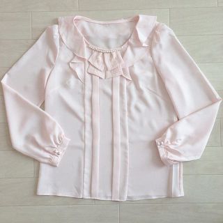 レッセパッセ(LAISSE PASSE)の美品　レッセパッセ　シフォンブラウス(シャツ/ブラウス(長袖/七分))