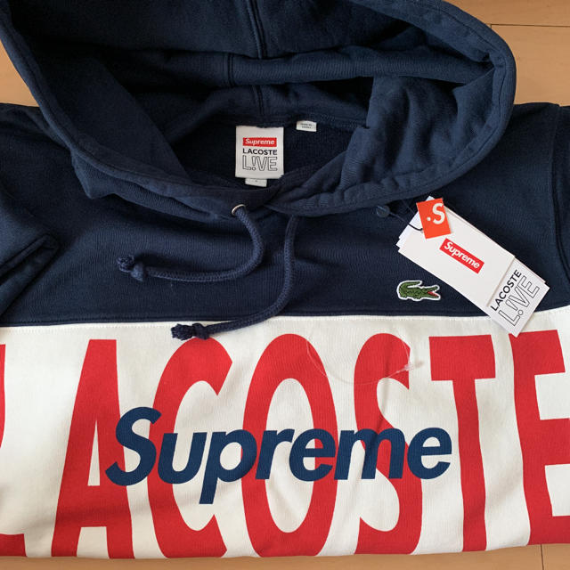 Supreme®/LACOSTE Logo Hooded Sweatshirt