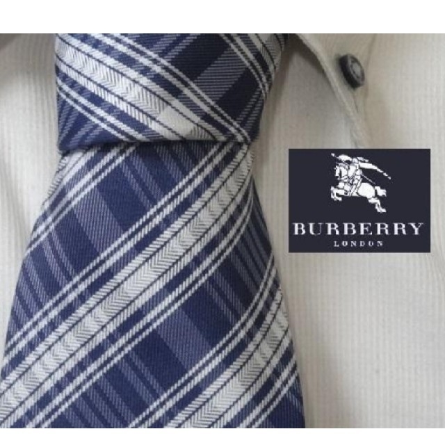 BURBERRY(バーバリー)の美品★バーバリーロンドン【正統派チェック柄】高級ネクタイ★イタリア製★ メンズのファッション小物(ネクタイ)の商品写真