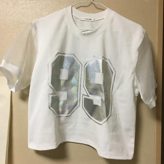 アイスー(i-SOOK)のナンバリングTシャツ(Tシャツ(半袖/袖なし))