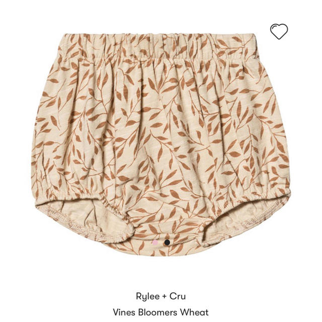 Bonpoint(ボンポワン)のrylee&cru Vines Bloomers Wheat ブルマ キッズ/ベビー/マタニティのベビー服(~85cm)(パンツ)の商品写真