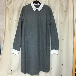 ダブルクローゼット(w closet)の襟付きワンピース(ひざ丈ワンピース)