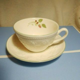 ウェッジウッド(WEDGWOOD)のWEDGWOOD ティーカップアンドソーサー 2客 ペア 新品 (グラス/カップ)