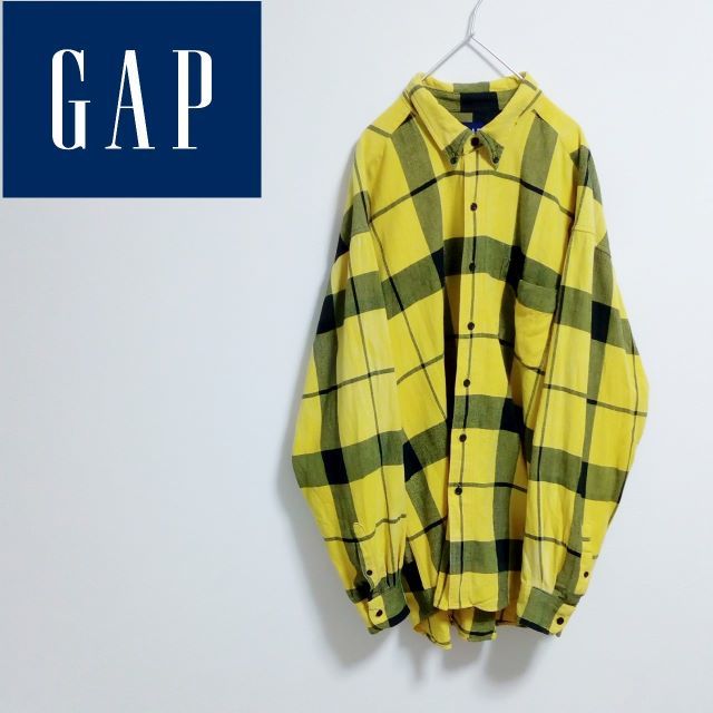 GAP(ギャップ)の90s GAP オールドギャップ　長袖シャツ　　　BDシャツ ビッグサイズ メンズのトップス(シャツ)の商品写真