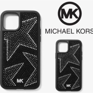 マイケルコース(Michael Kors)の付属品全て有り★ MICHAEL KORSスター ビジュー iPhone 11(iPhoneケース)