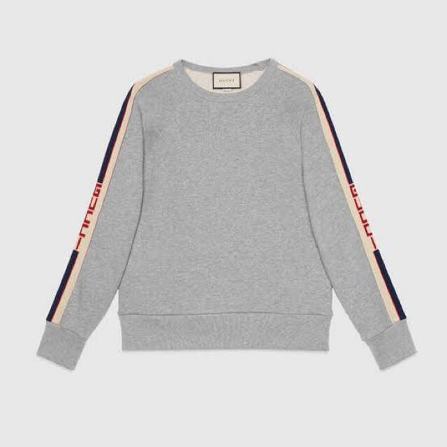 新しい Gucci 確実正規品 ミケーレ トレーナー サイドライン グッチ ...
