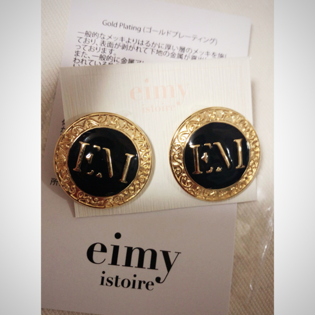 eimy istoire EMモノグラムピアス