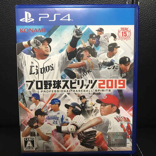 PlayStation4(プレイステーション4)のプロ野球スピリッツ2019 PS4 エンタメ/ホビーのゲームソフト/ゲーム機本体(家庭用ゲームソフト)の商品写真