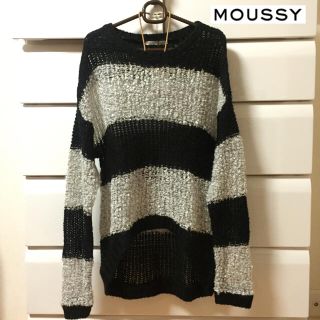 マウジー(moussy)のお値下げ❃moussy❃ボーダーニット(ニット/セーター)