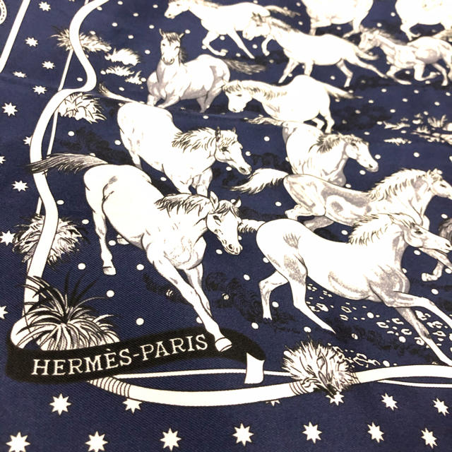 Hermes - エルメス カレ バンダナ55 『野生馬』ムスタング ウェスタン カウボーイの通販 by ｜エルメスならラクマ