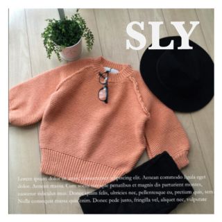 スライ(SLY)の新品♡SLY七分袖ニット♡(ニット/セーター)