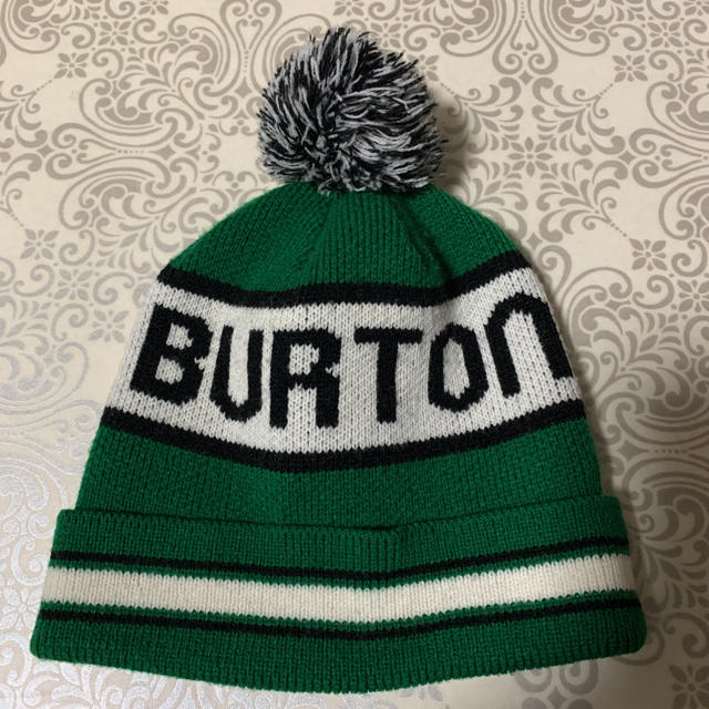 【BURTON】 良品　バートン ニット帽 ボンボン ニットキャップ　フリー | フリマアプリ ラクマ