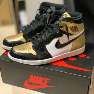 ナイキ(NIKE)のNIKE air  jordan 1 gold toe 28.5センチ(スニーカー)