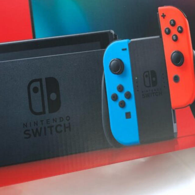 任天堂Switch スイッチ　本体　ネオンレッド ニンテンドー　新型家庭用ゲーム機本体