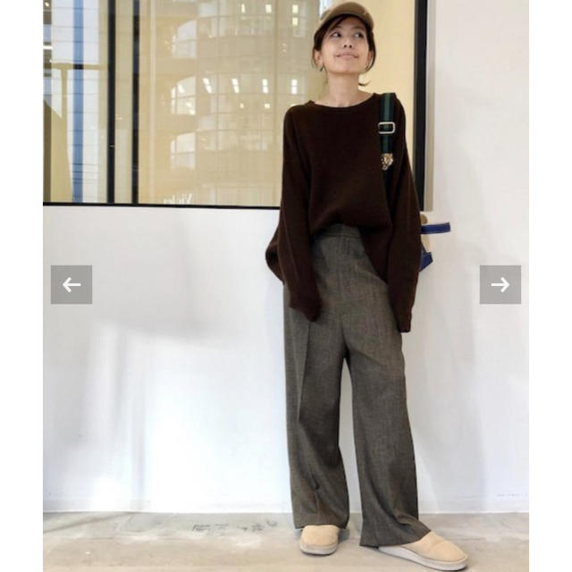 L'Appartement DEUXIEME CLASSE(アパルトモンドゥーズィエムクラス)のL'Appartement  Deep Rise Pants レディースのパンツ(カジュアルパンツ)の商品写真