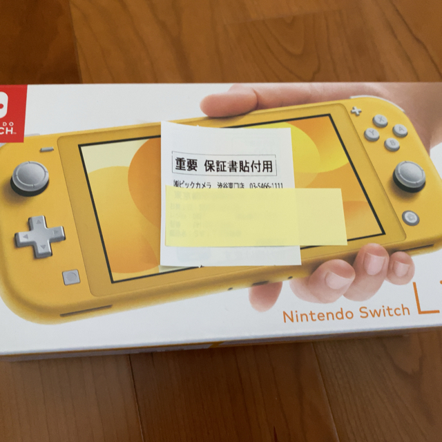 新品 Nintendo 【新品/保証付】任天堂スイッチライト　イエロー - Switch 携帯用ゲーム機本体