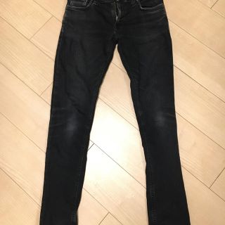 ヌーディジーンズ(Nudie Jeans)のヌーディジーンズ　タイト・ロング・ジョン（ブラック）(デニム/ジーンズ)