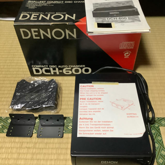 未使用●DENON CDチェンジャー　DCH-600●デノン