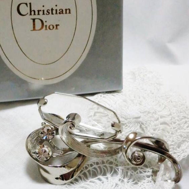 訳ありセール 格安) Christian ヴィンテージ【Dior】クリアガラスの