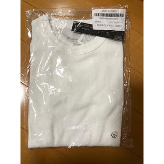 Tシャツ　ホワイト　120センチ(Tシャツ/カットソー)