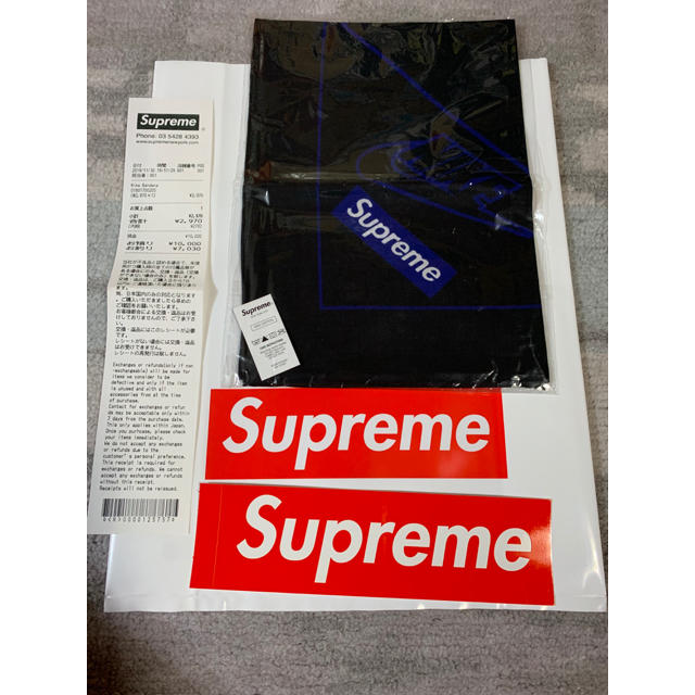 Supreme(シュプリーム)の19fw 新品 Supreme®︎/Nike®︎ Bandana バンダナ 黒 メンズのファッション小物(バンダナ/スカーフ)の商品写真