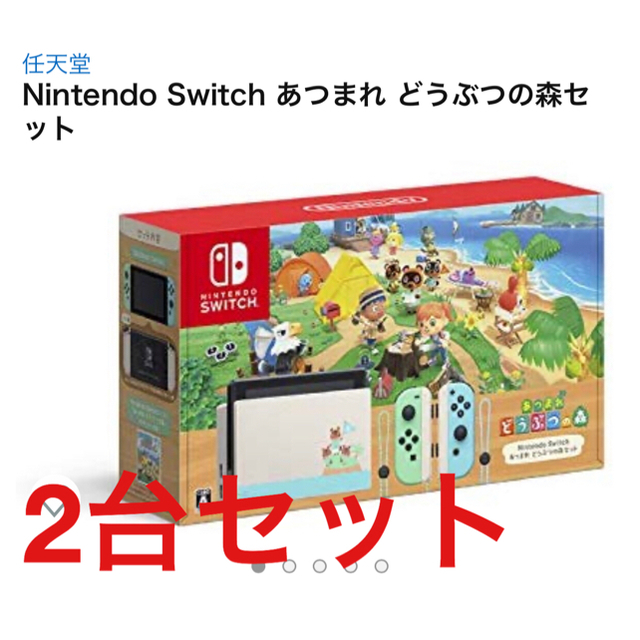 任天堂 - Nintendo Switch あつまれ どうぶつの森セット 2台セットの通販 by ROLL's shop｜ニンテンドウならラクマ