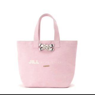 ジルバイジルスチュアート(JILL by JILLSTUART)のJILLSTUART 10th ビジューロイヤルズ トートバッグ♡ピンク(トートバッグ)