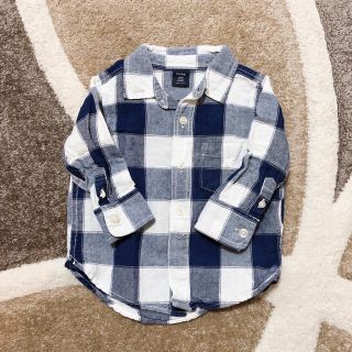 ベビーギャップ(babyGAP)のbabyGAP ベビーギャップ チェックシャツ 80♡  (シャツ/カットソー)