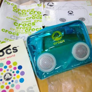 クロックス(crocs)のcrocs　クロックス　スピーカー付バッグ　箱あり。　(ノベルティグッズ)