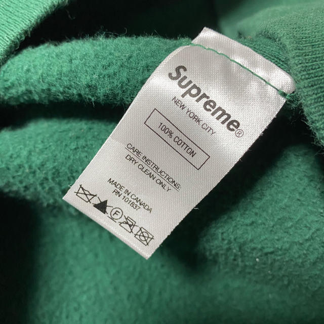 SUPREME Perforated Leather Hood Sweat XL 3