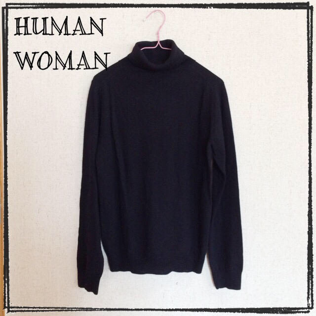 HUMAN WOMAN(ヒューマンウーマン)の♡HUMAN WOMAN タートル♡ レディースのトップス(ニット/セーター)の商品写真