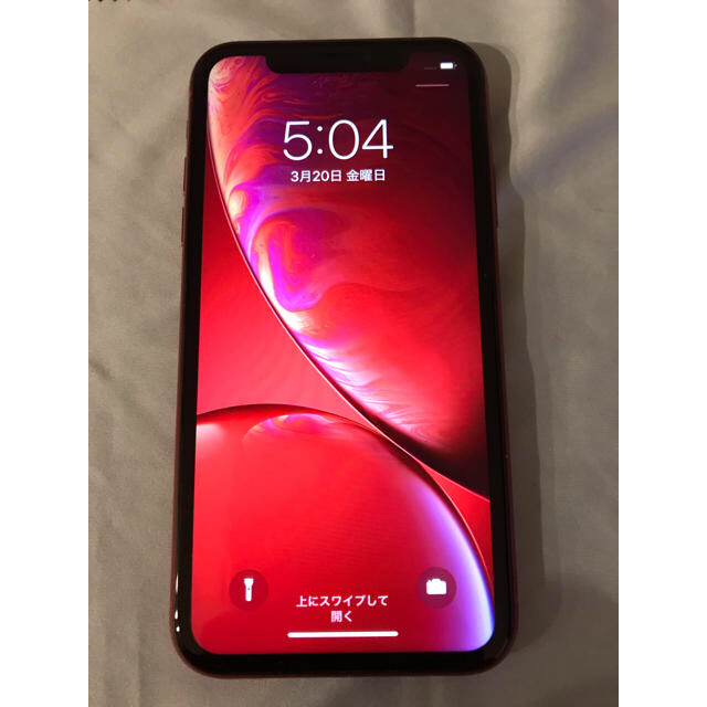 iPhone XR 64gb simフリー プロダクトレッド