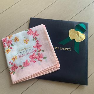 ポロラルフローレン(POLO RALPH LAUREN)の新品未使用☆ラルフローレン　花柄ハンカチ(ハンカチ)