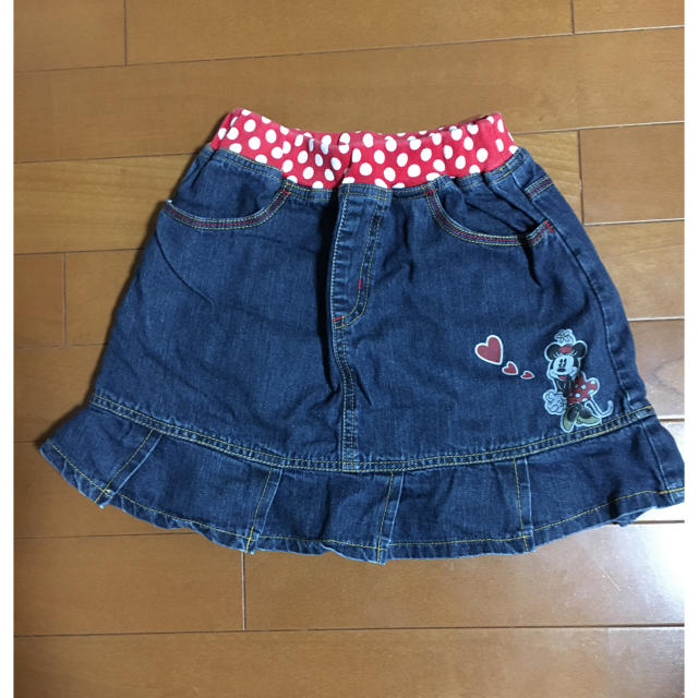 Disney(ディズニー)のミニーちゃんスカート キッズ/ベビー/マタニティのキッズ服女の子用(90cm~)(スカート)の商品写真