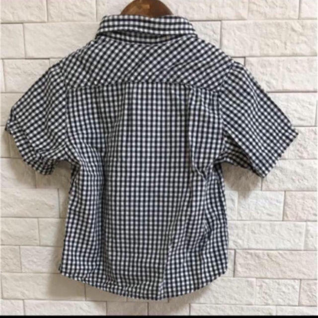 Lee(リー)の《美品》LEE ブロックチェック半袖シャツ 110 キッズ/ベビー/マタニティのキッズ服男の子用(90cm~)(ブラウス)の商品写真