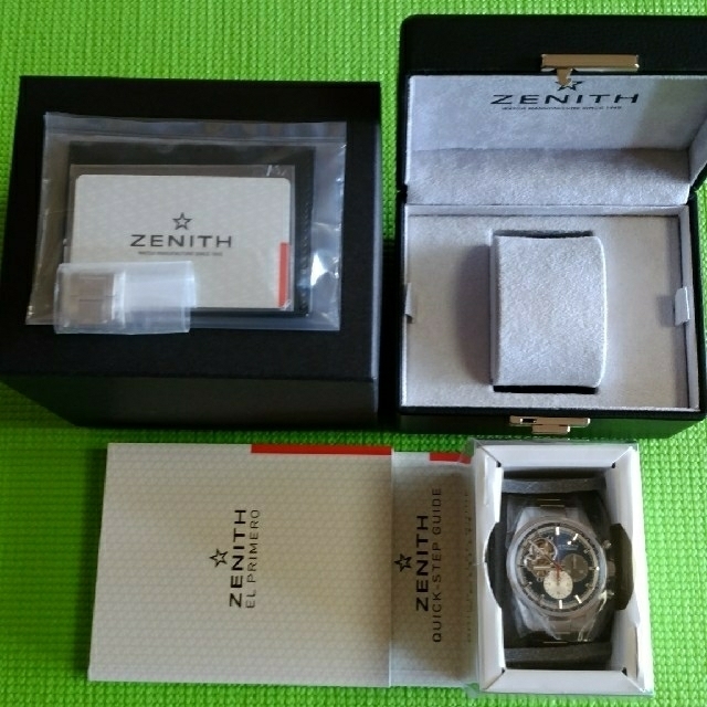 ZENITH(ゼニス)の【極美品】メーカOH済OH後未使用　ゼニス　エルプリメロ メンズの時計(腕時計(アナログ))の商品写真