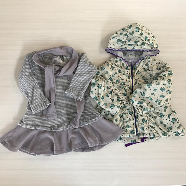 ANNA SUI mini(アナスイミニ)のANNA SUI mini アウター＆ワンピース　90 キッズ/ベビー/マタニティのキッズ服女の子用(90cm~)(ワンピース)の商品写真