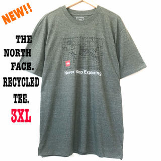 ザノースフェイス(THE NORTH FACE)の海人まめさん専用 3XL相当 新品 ノースフェイス Tシャツ グレー メンズ (Tシャツ/カットソー(半袖/袖なし))