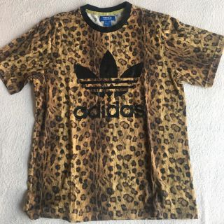 アディダス(adidas)のアディダス　Tシャツ　ヒョウ柄(Tシャツ/カットソー(半袖/袖なし))