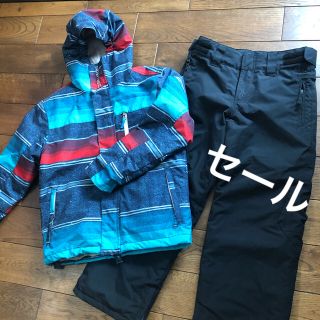 ビラボン(billabong)のキッズ　スノーボードウエア上下140センチ(ウエア/装備)