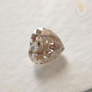 0.829 ct FANCY LIGHT BROWN 天然 ダイヤ(リング(指輪))