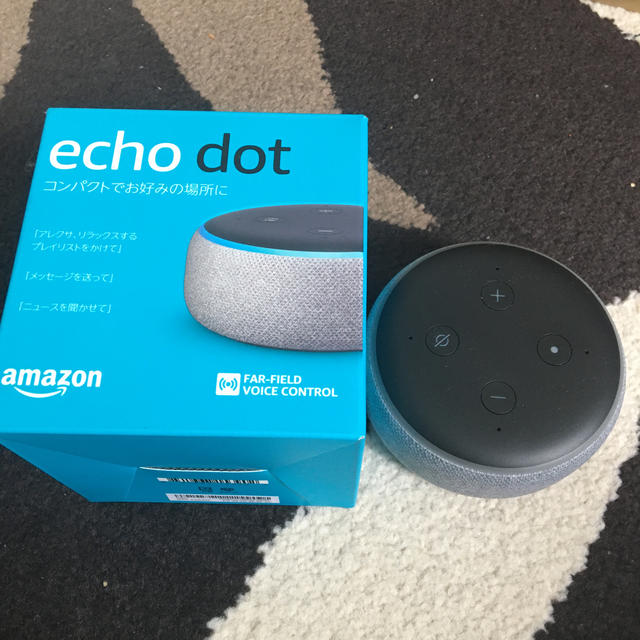 ECHO(エコー)のAmazon echo dot スマホ/家電/カメラのオーディオ機器(スピーカー)の商品写真